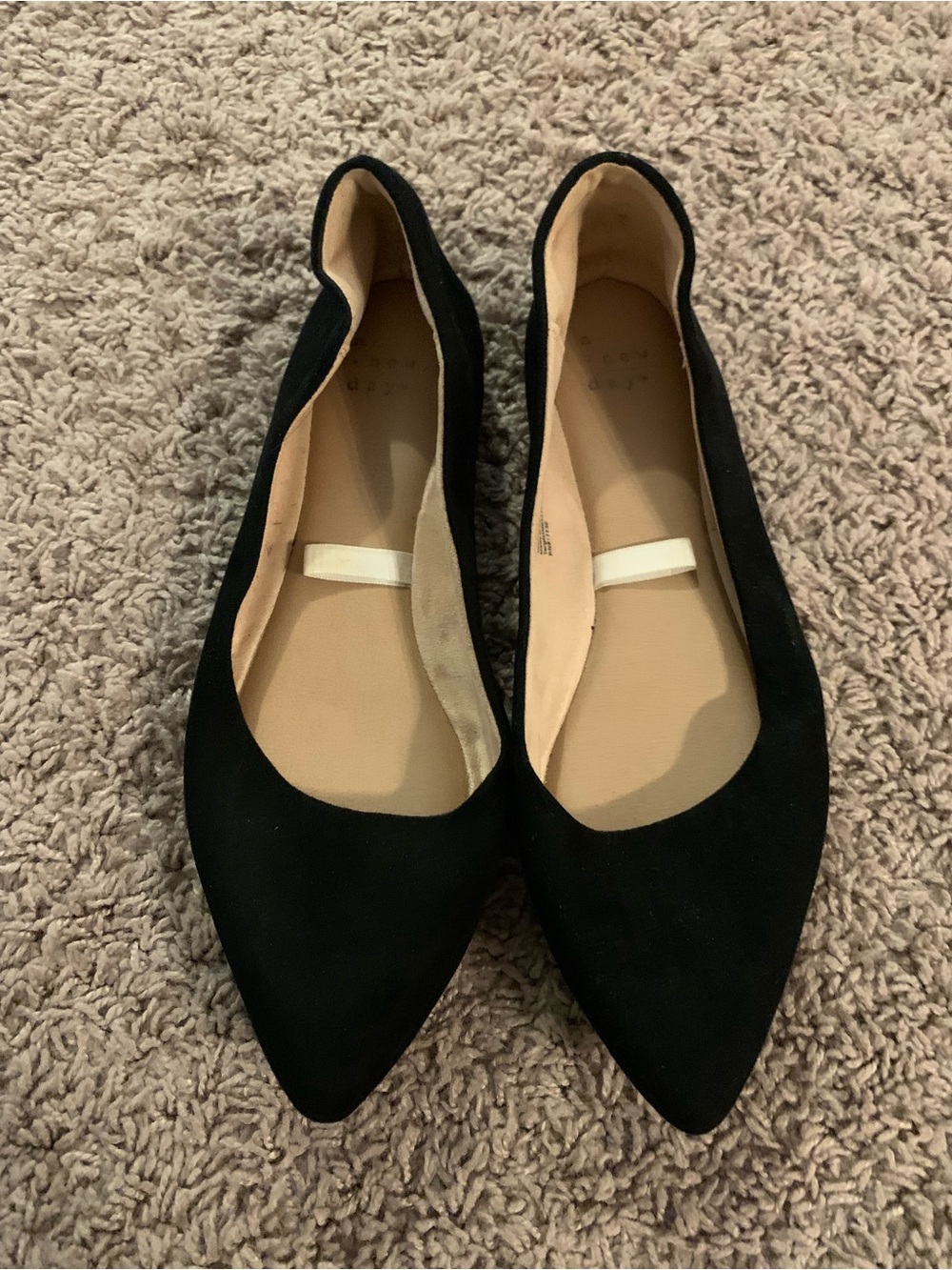 New A New Day Black Ballet Flats Size 8.5